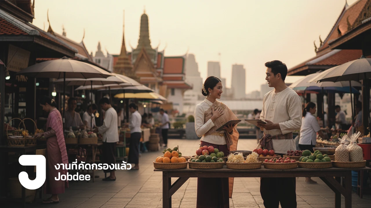 งานที่คัดกรองแล้วโดย Jobdee